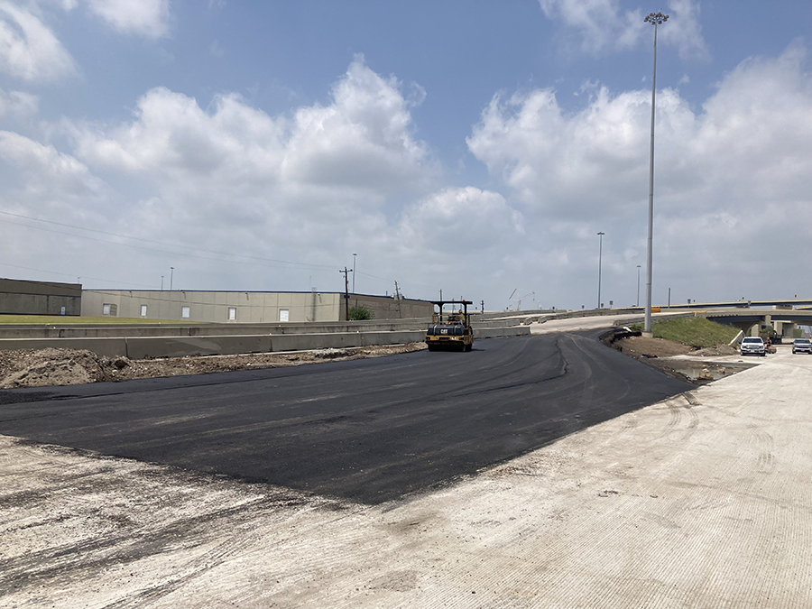 Temporary ramp from SH 288 to I-610 eastbound