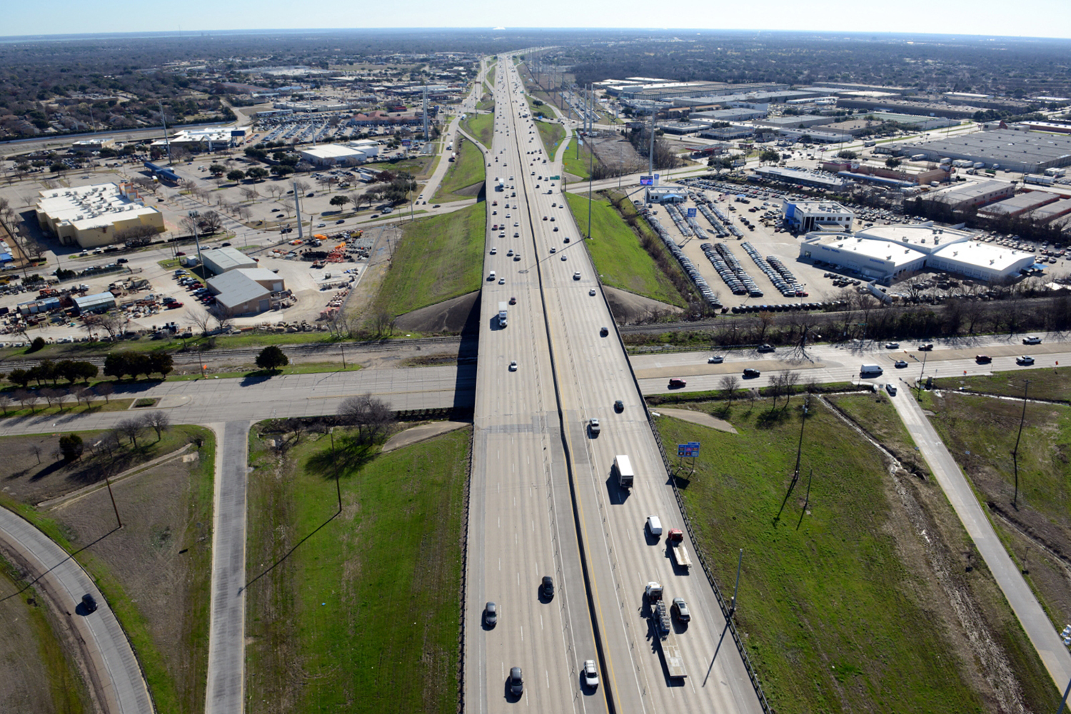 635E at Garland aerial view