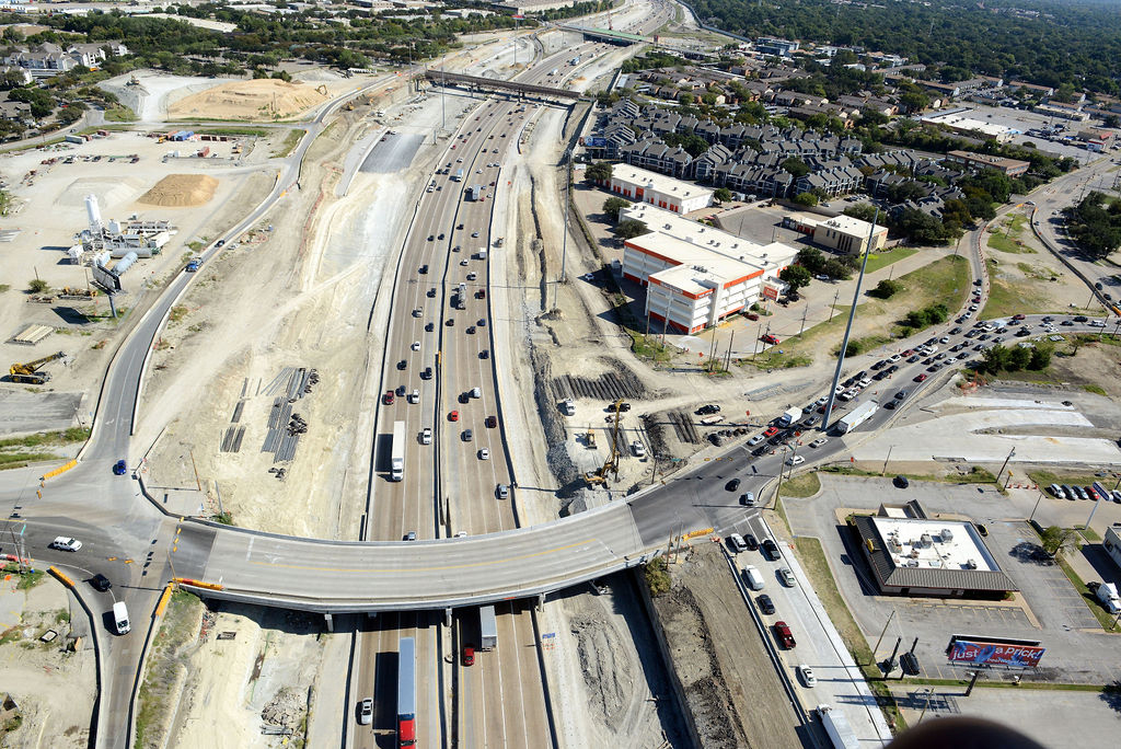 2022 635E aerial view at Skillman