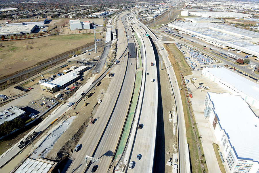 I-635 mainlanes between Garland Avenue and Jupiter Road