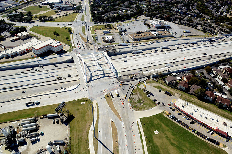 South view of Skillman Street steel-arch bridge, which officially opened to the public September 2025