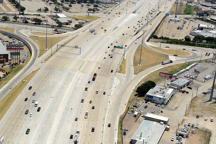 I-635 East at Garland looking east