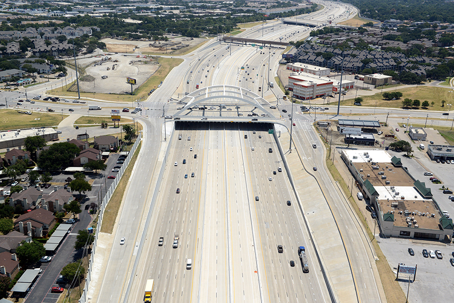 I-635 East at Skillman, DART and Royal looking east