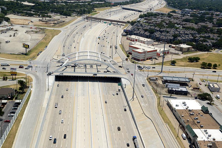 I-635 East at Skillman looking east