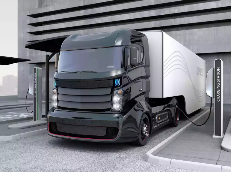 autonomous truck charging prototype
