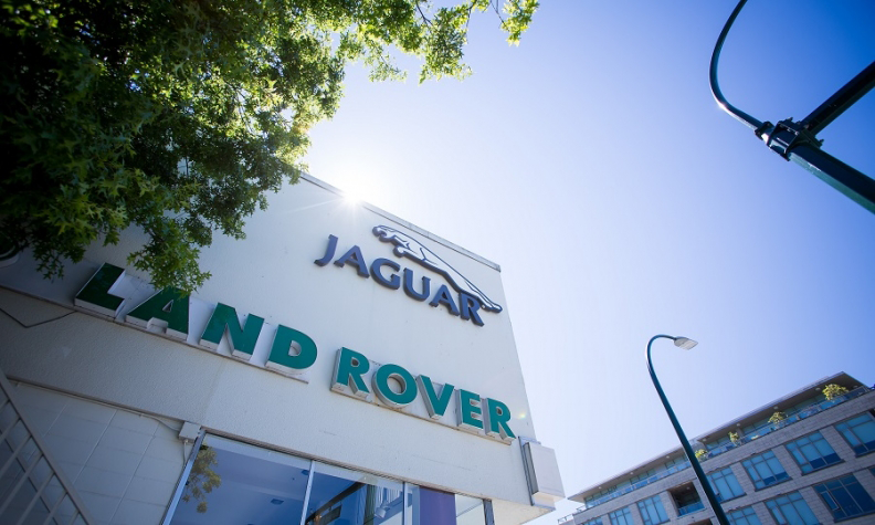 Jaguar and Land Rover dealership building
