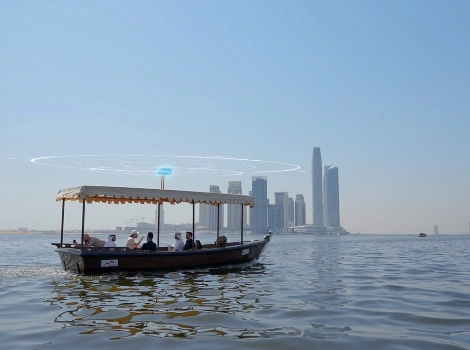 autonomous boat on water