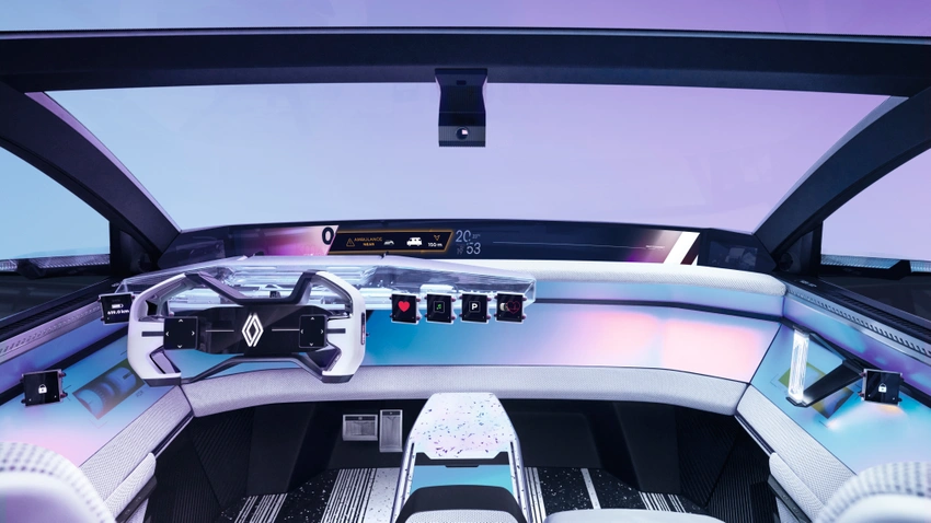 passenger view of concept car