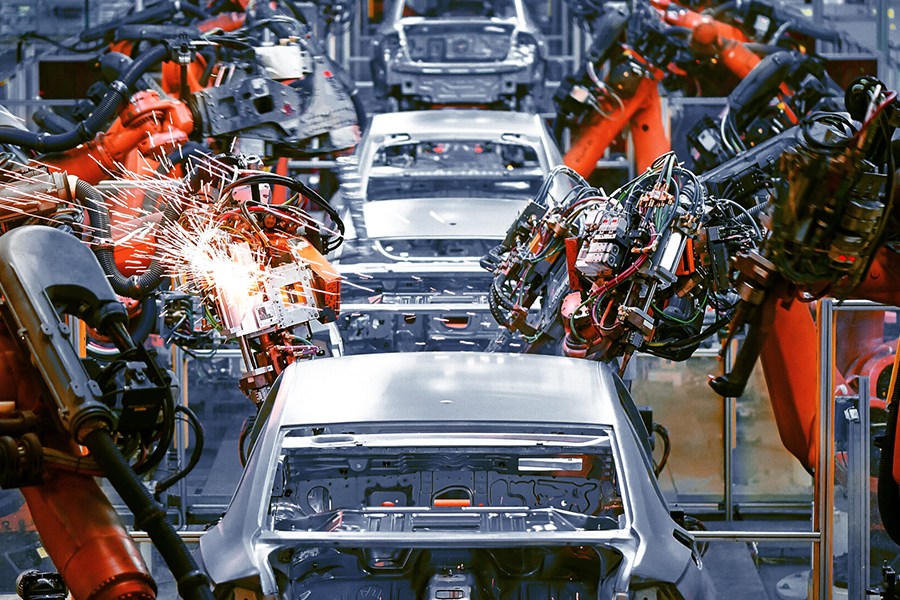 Automation vehicle manufacturing