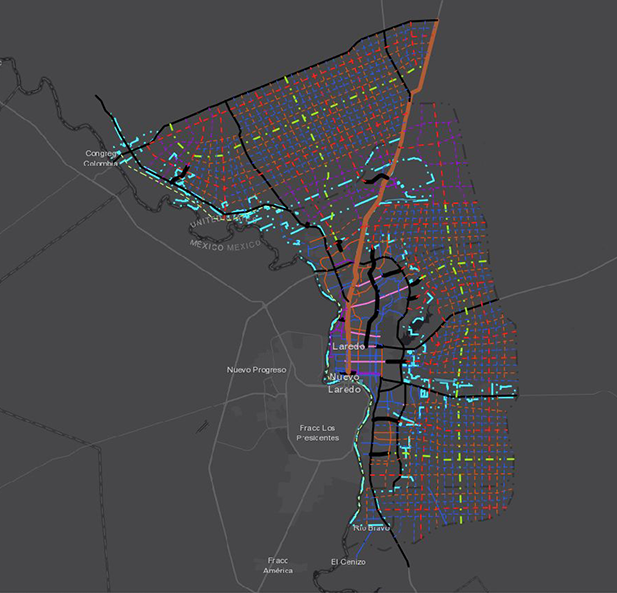 City of Laredo Transportation Map