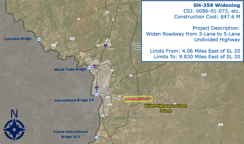 SH-359 Widening project map view SH-359 Widening project map view