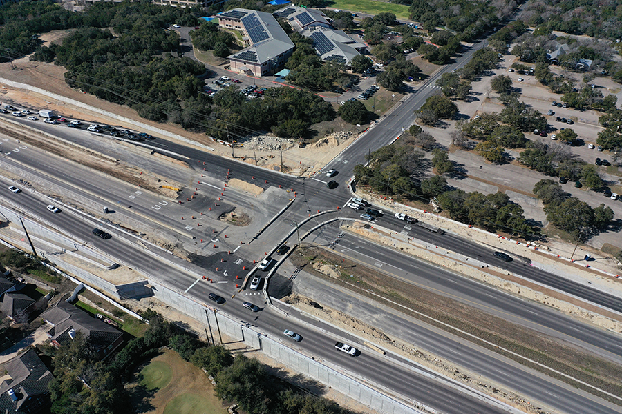 Cedar Street intersection - Jan. 2025