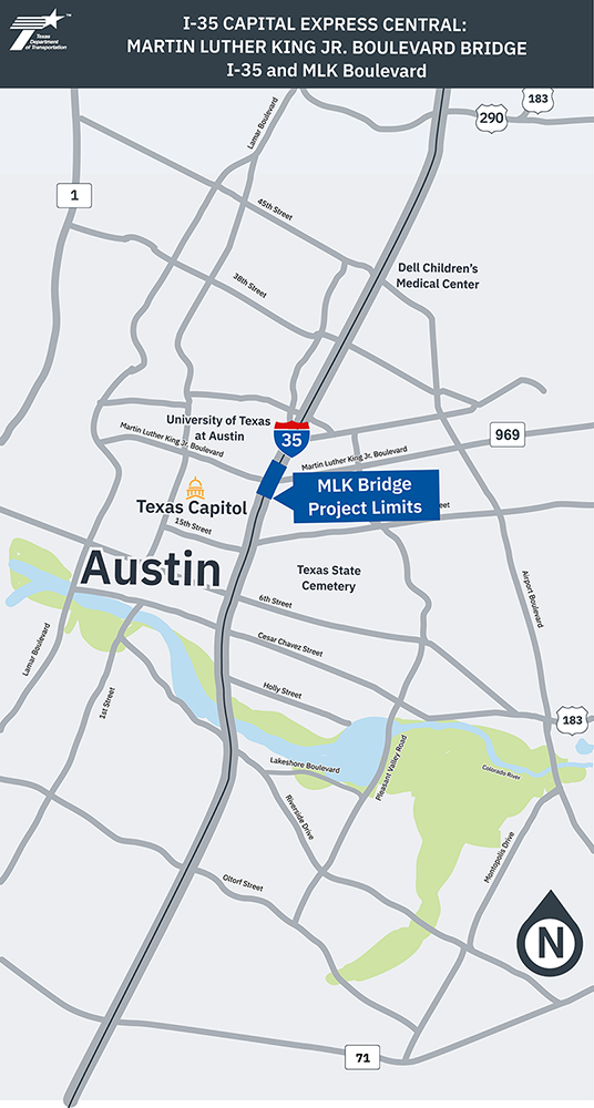 Martin Luther King Jr. Blvd. Bridge Martin Luther King Jr. Blvd. Bridge map