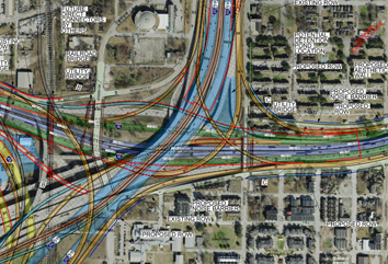 Segment 3 Schematic I-10 from McKee Street to Waco