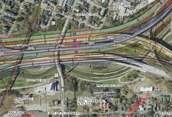 Segment 3 Schematic i-45 from Elysian Street to Wrightwood
