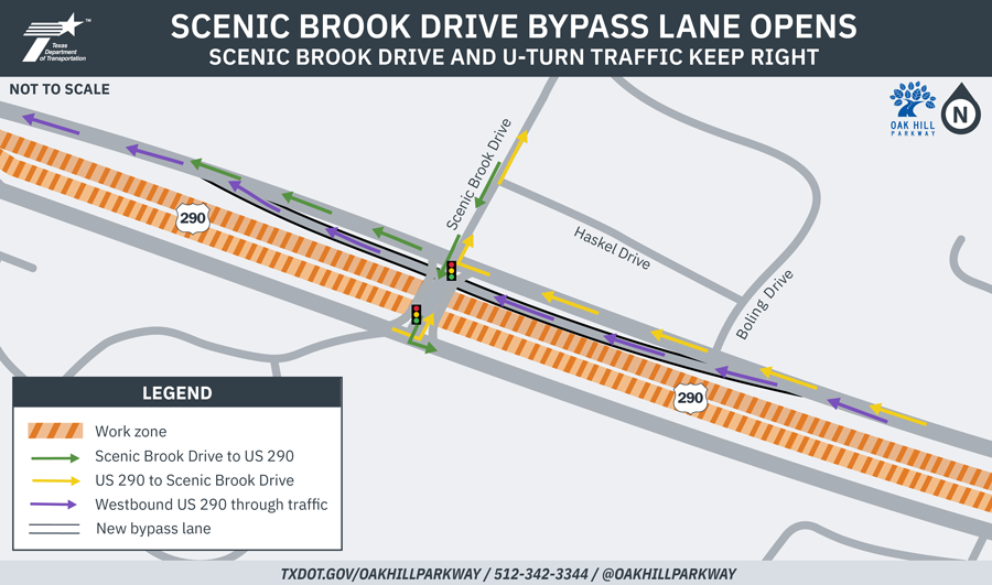 Scenic Brook Bypass Lane Map
