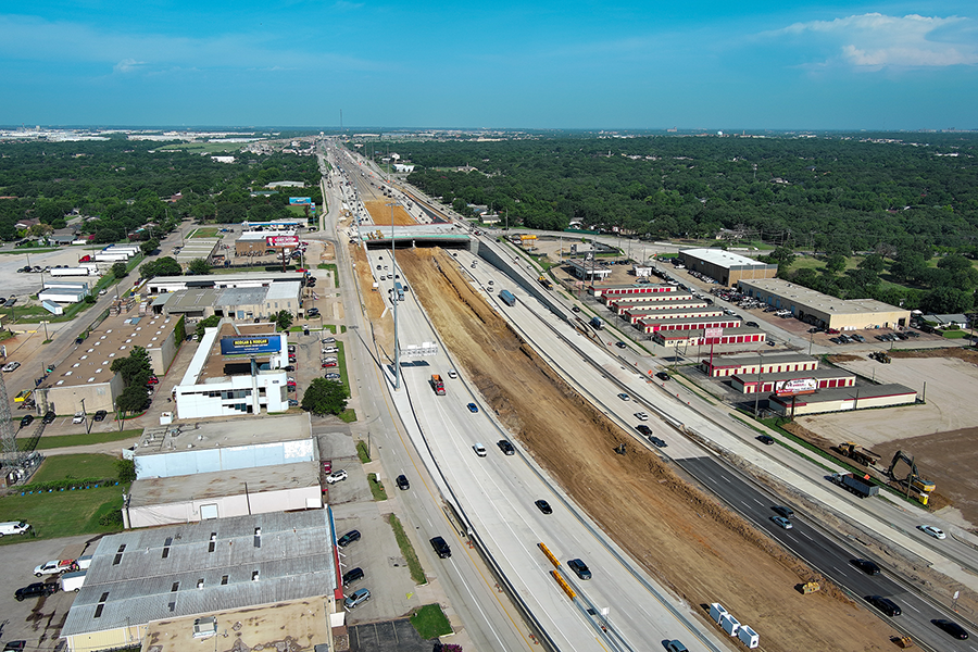 On-going reconstruction of I-20 as well as Anglin Drive bridge.