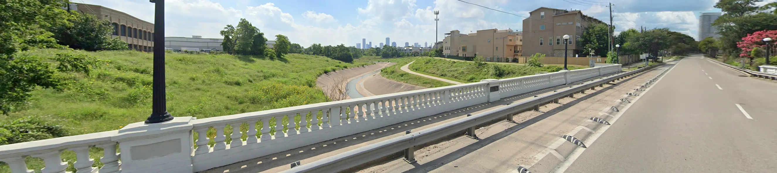 White Oaks Bayou at Heights Boulevard