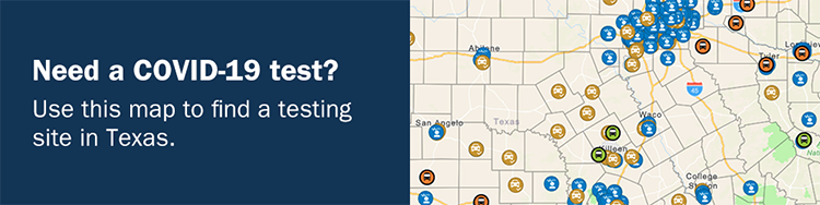 Need a COVID-19 test? Use this map to find a testing site in Texas.