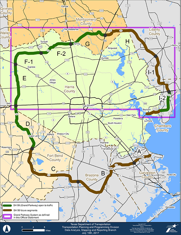 99 Toll Road Houston Map SH 99 / Grand Parkway Project