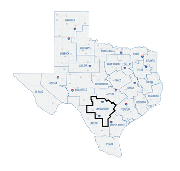 San Antonio District County Map