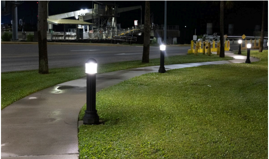 Bollard Lighting, Ferry Landing, Galveston