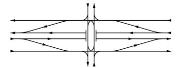 Conventional Diamond Interchange with Frontage Roads ( click in image to see full-size image)