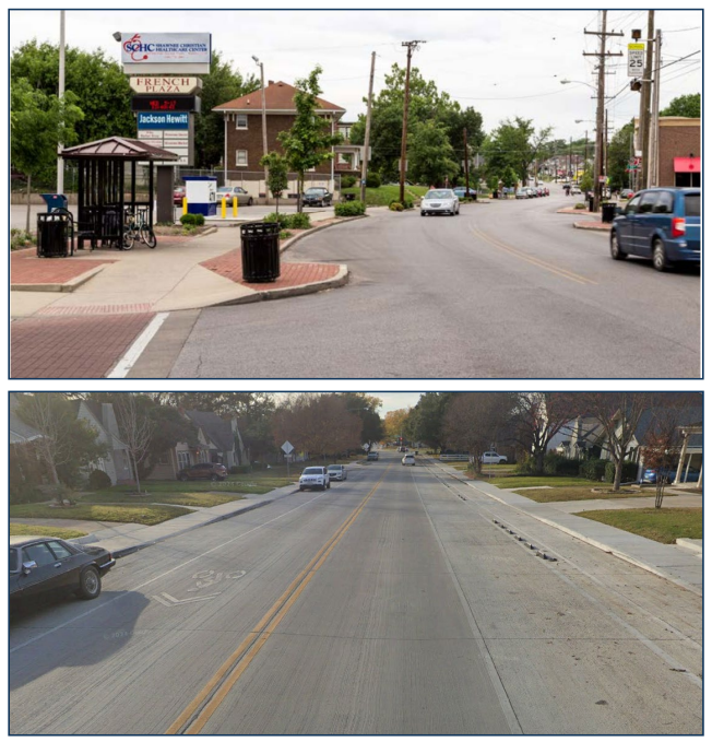 Example Roadway in Urban Context ( click in image to see full-size image)
