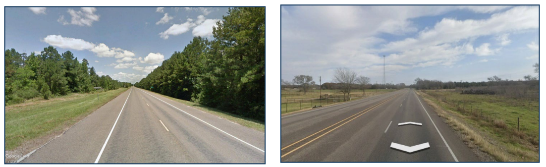 Example Roadways in Rural Context ( click in image to see full-size image)