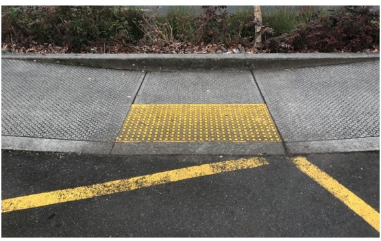 Parallel Curb Ramp with Curb Wall ( click in image to see full-size image)