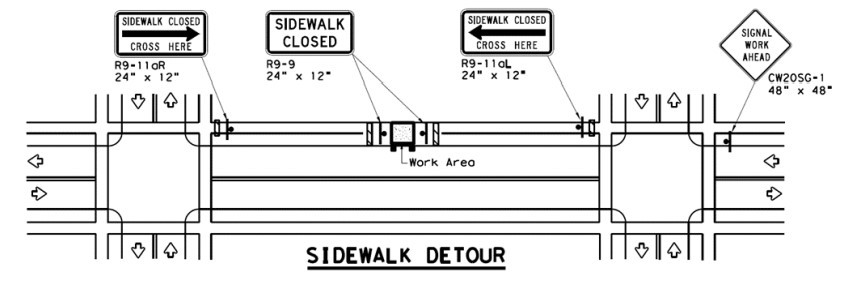 Sidewalk Detour Details ( click in image to see full-size image)