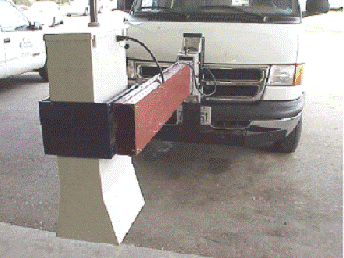 Air-coupled Ground Penetrating Radar (GPR). (click in image to see full-size image)