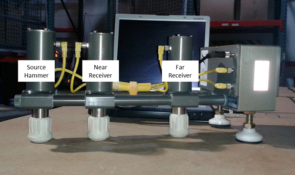 Portable Seismic Pavement Analyzer. (click in image to see full-size image)