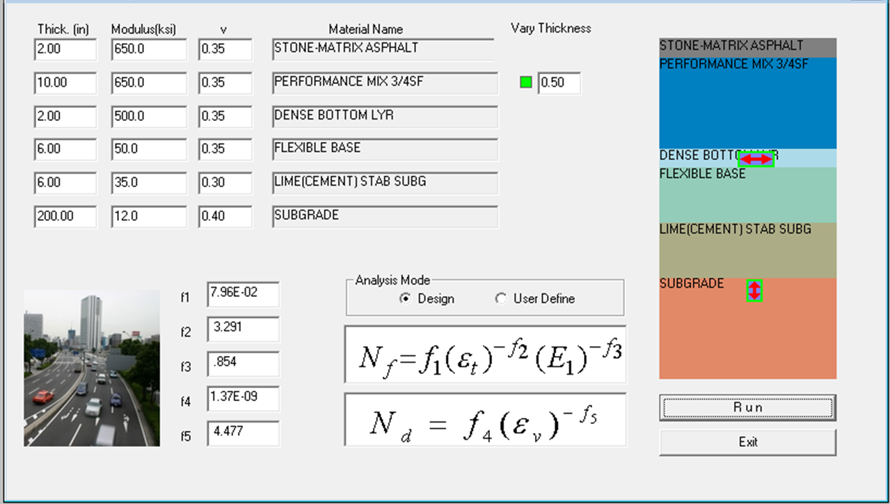 Mechanistic Check Input Screen. (click in image to see full-size image)