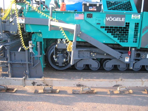 Automatic grade control using a mobilereference beam.© Copyright 2006 University of Washington (click in image to see full-size image)
