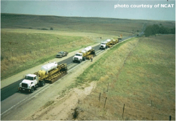 Hot In-place Recycling Train. (click in image to see full-size image)