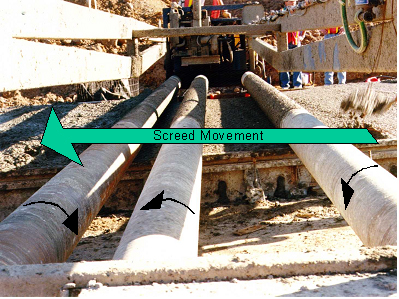 A Clary or roller screed. (click in image to see full-size image)
