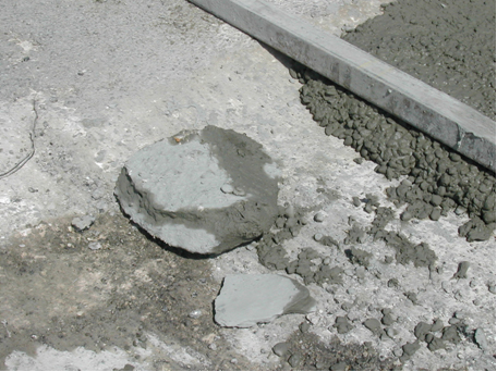 Large clumps of concrete. (click in image to see full-size image)