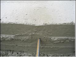 Surface drop down due to hand insertion. (click in image to see full-size image)
