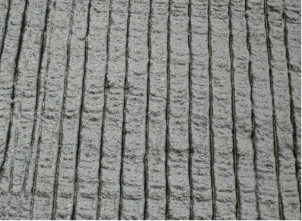 Transverse tined Surface. (click in image to see full-size image)