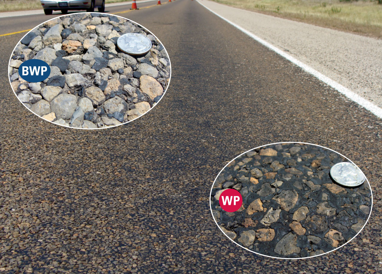 Lane with moderate flushing. (click in image to see full-size image)