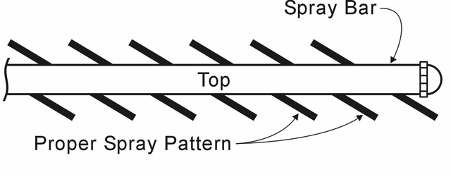 View of Distributor Bar as Seen from Topof Distributor. (click in image to see full-size image)