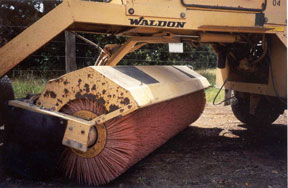 Bristle Brush on Rotary Broom. (click in image to see full-size image)