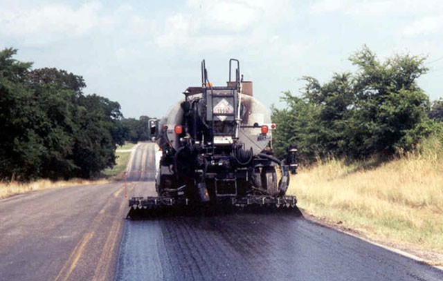 Typical Asphalt Distributor. (click in image to see full-size image)