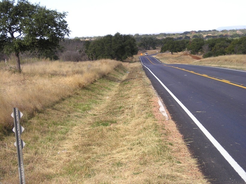 Strip Mowing in Llano County. (click in image to see full-size image)