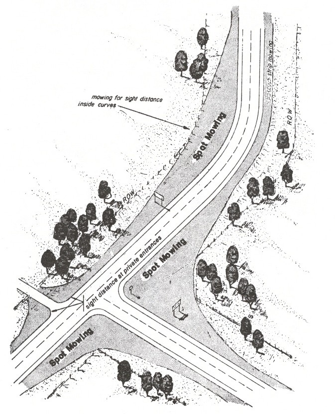Spot Mowing. (click in image to see full-size image)