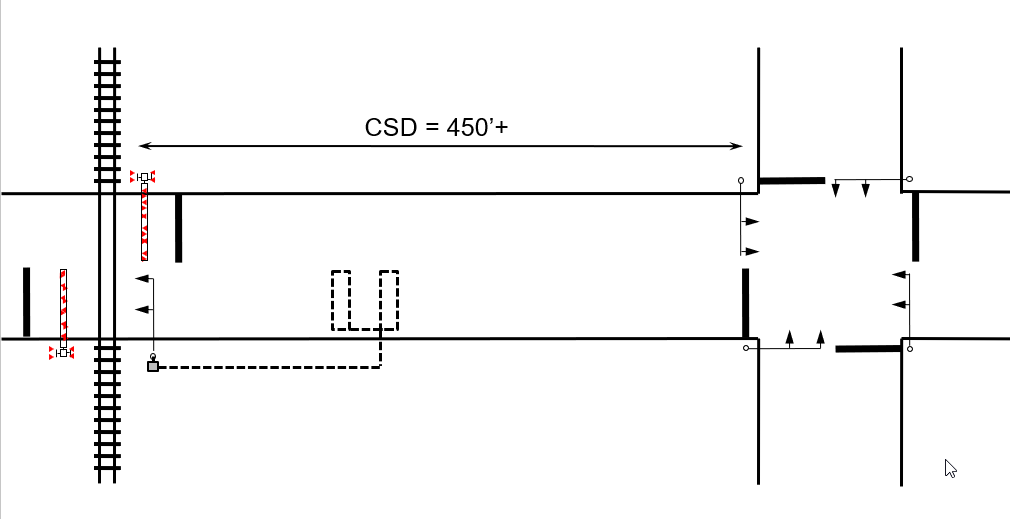 Figure 6&ndash;4. Elements of a Queue Cutter Traffic Signal