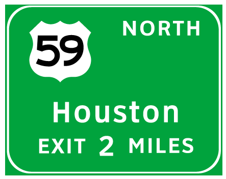 Advance Guide sign. (click in image to see full-size image)
