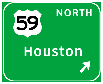 Exit Direction sign. (click in image to see full-size image)