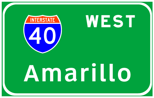 Pull-Through sign. (click in image to see full-size image)